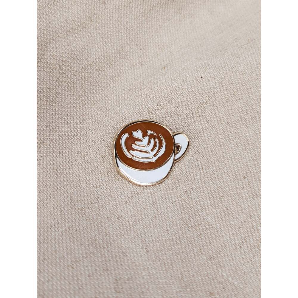 Latte Art Enamel Pin
